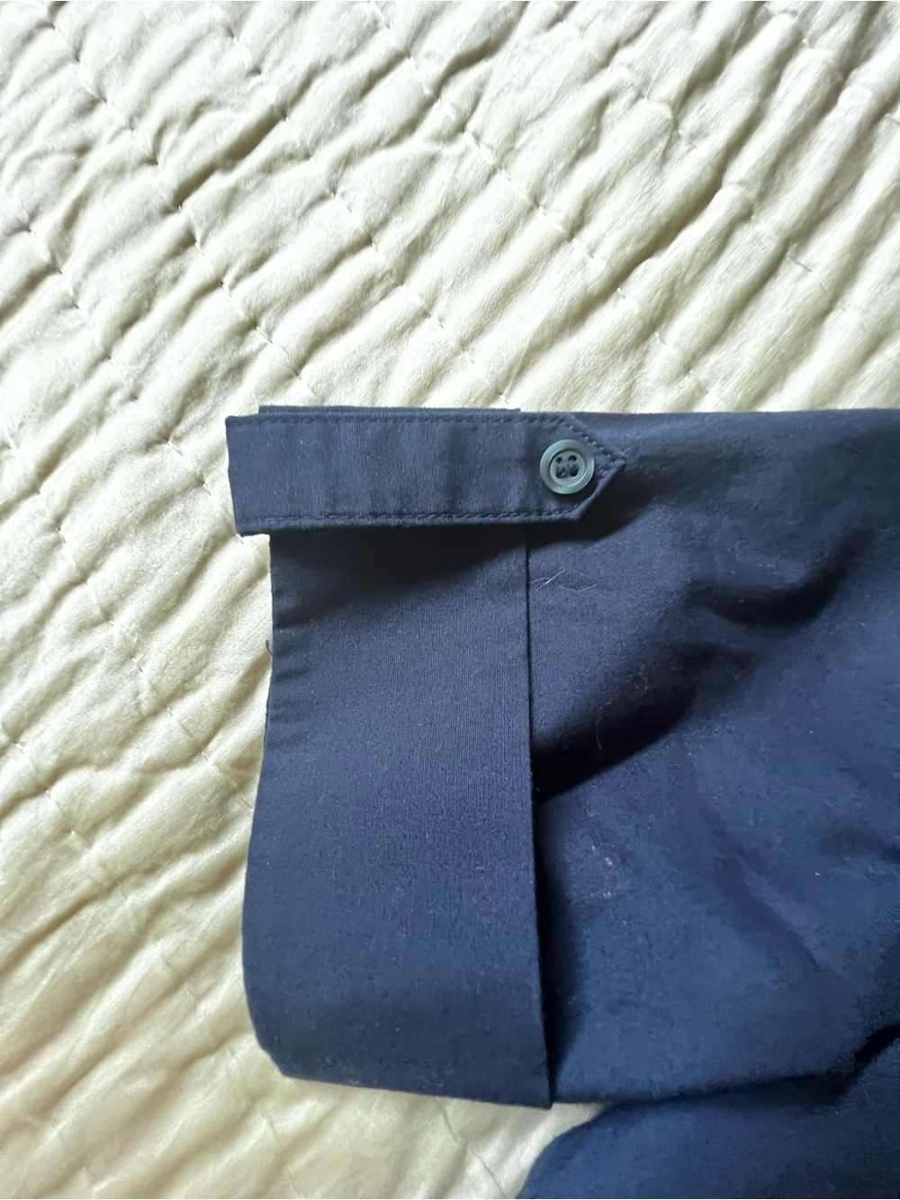 CHEF WORKS URBAN COLL. LADIES SHIRT. NAVY BLUE SIZE SMALL BUTTON UP FRONT - Picture 8 of 10